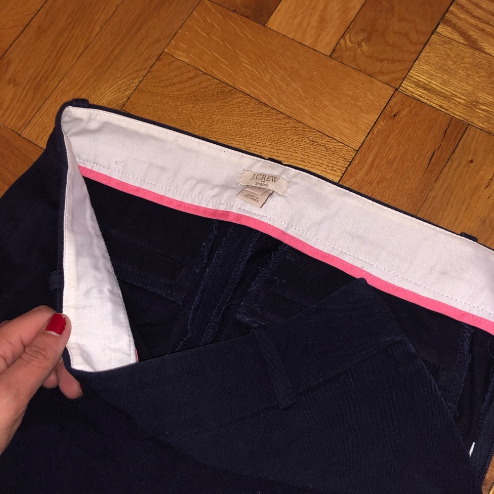 Navy Jcrew Winnie Pant Sz 00 - Picture 6 of 8